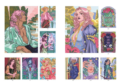 Coloriages mystères - Romantasy
