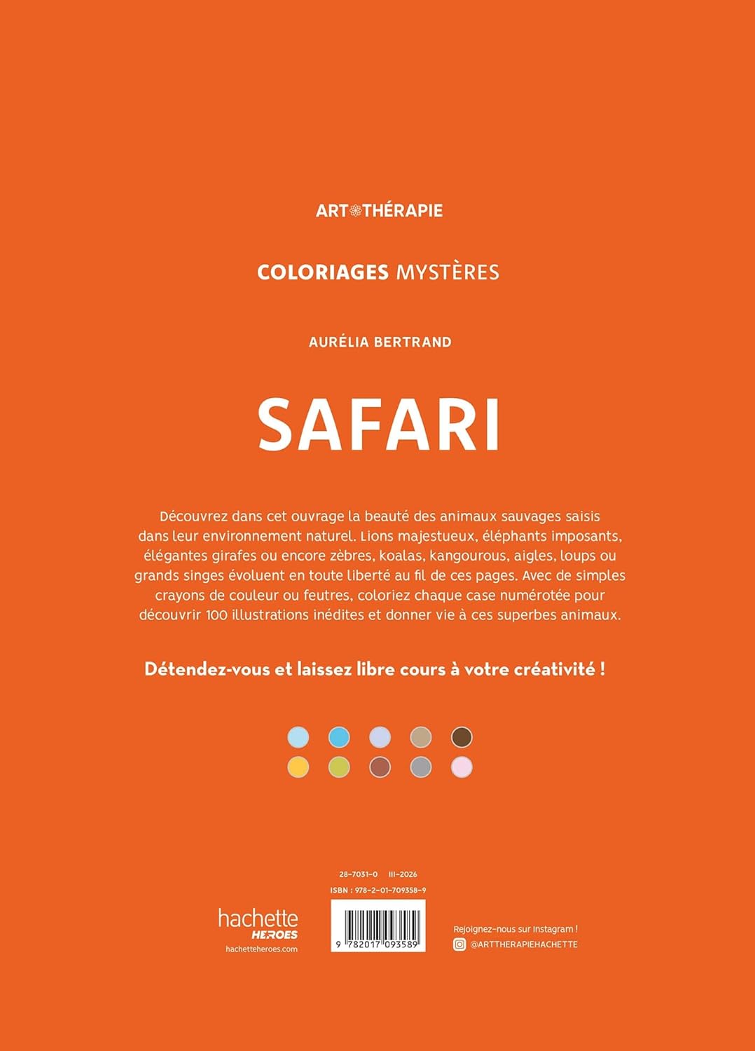 Coloriages mystères - Safari