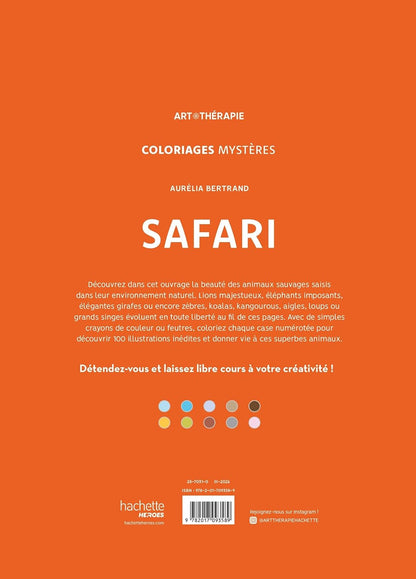 Coloriages mystères - Safari