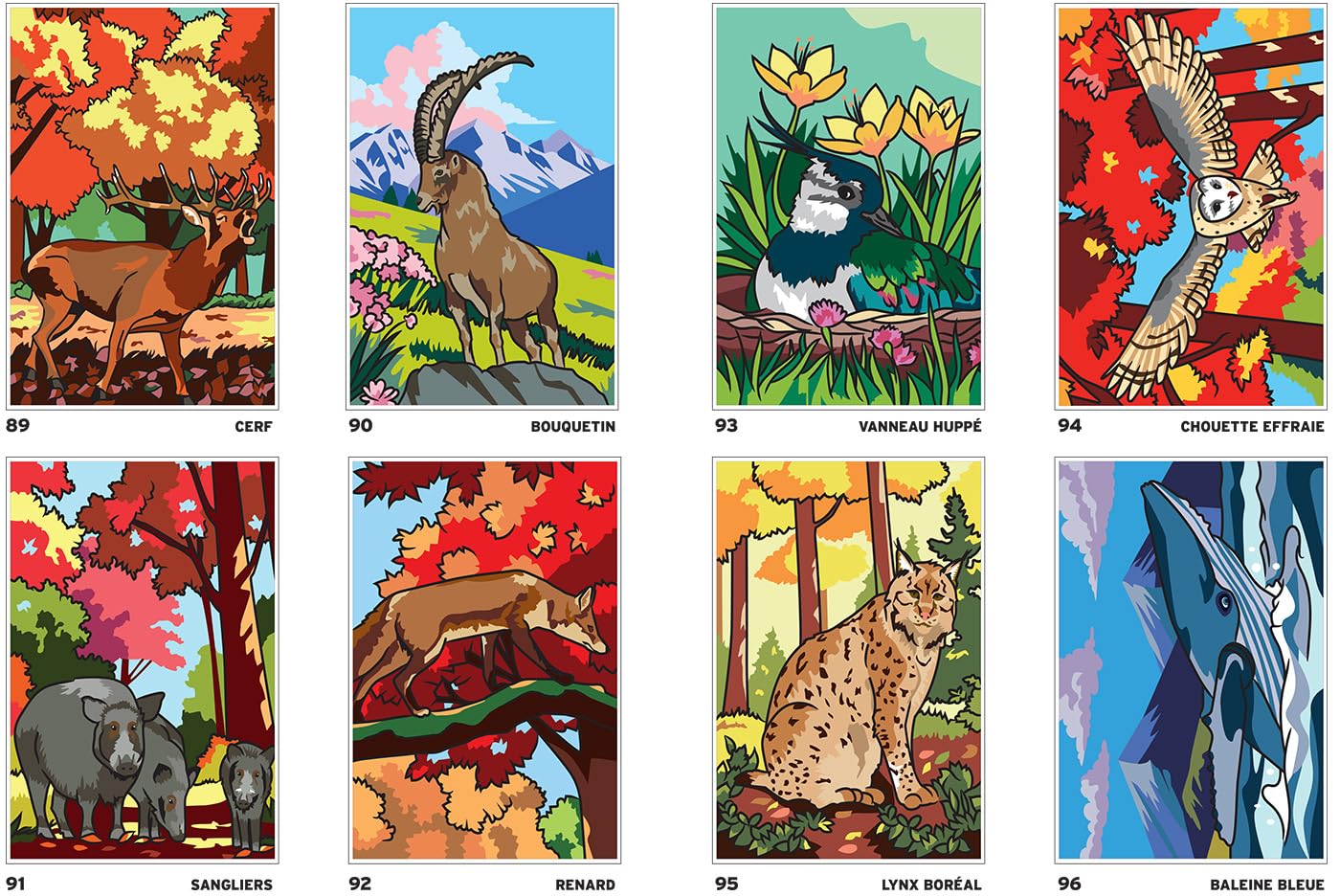 Coloriages mystères - Safari