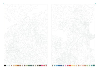 Coloriages mystères Disney - Saisons