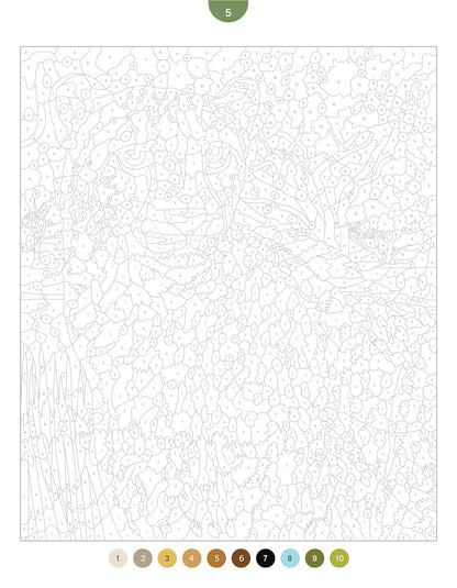 Animaux sauvages - 45 coloriages mystères