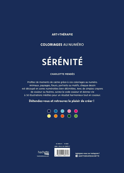 Coloriages au numéro - Sérénité
