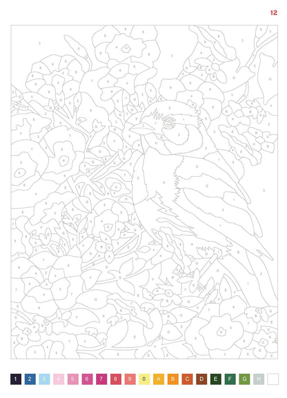 Coloriages au numéro - Sérénité