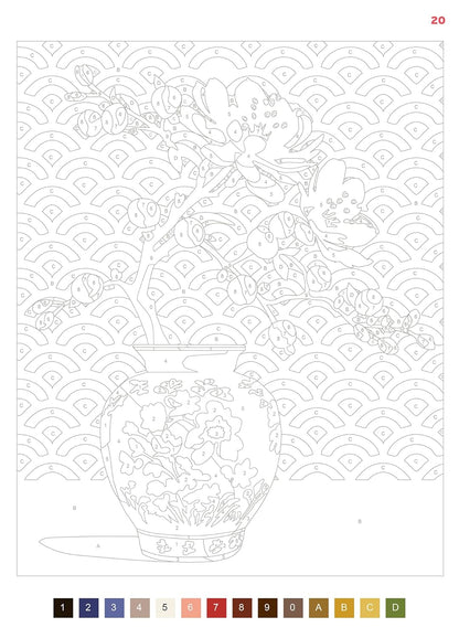 Coloriages au numéro - Sérénité