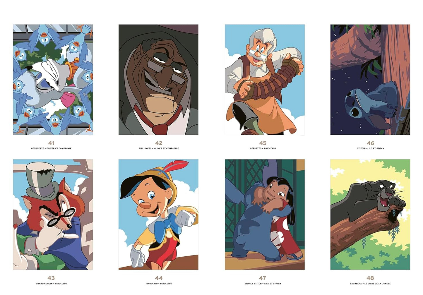 Coloriages mystères Disney - Grands classiques Spécial débutants