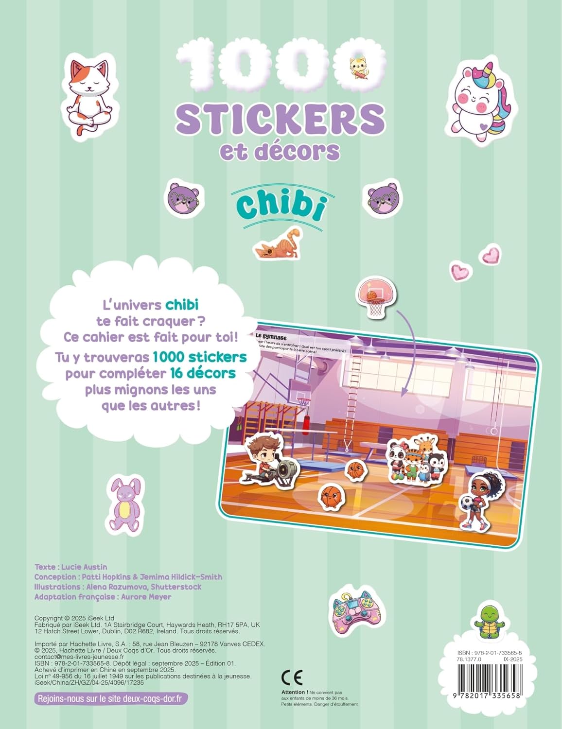 1000 stickers et décors chibi