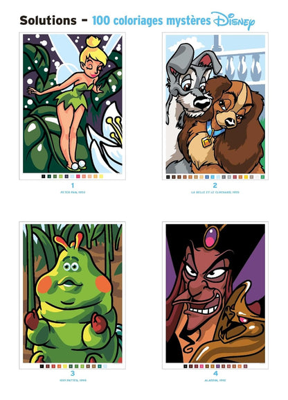 Coloriages mystères Disney - Les Grands classiques