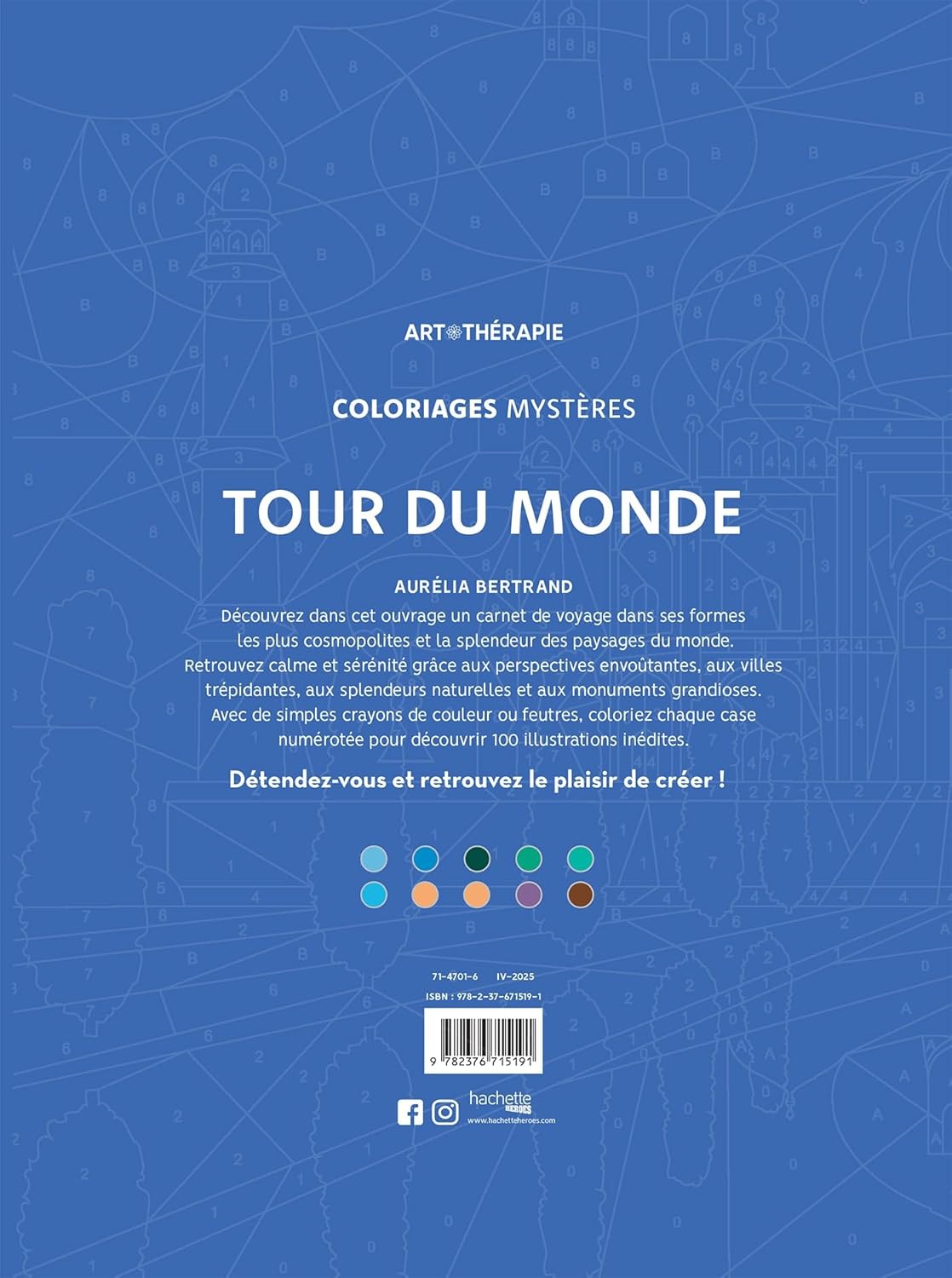 Coloriages mystères - Tour du monde