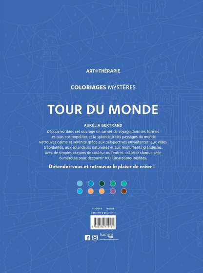 Coloriages mystères - Tour du monde