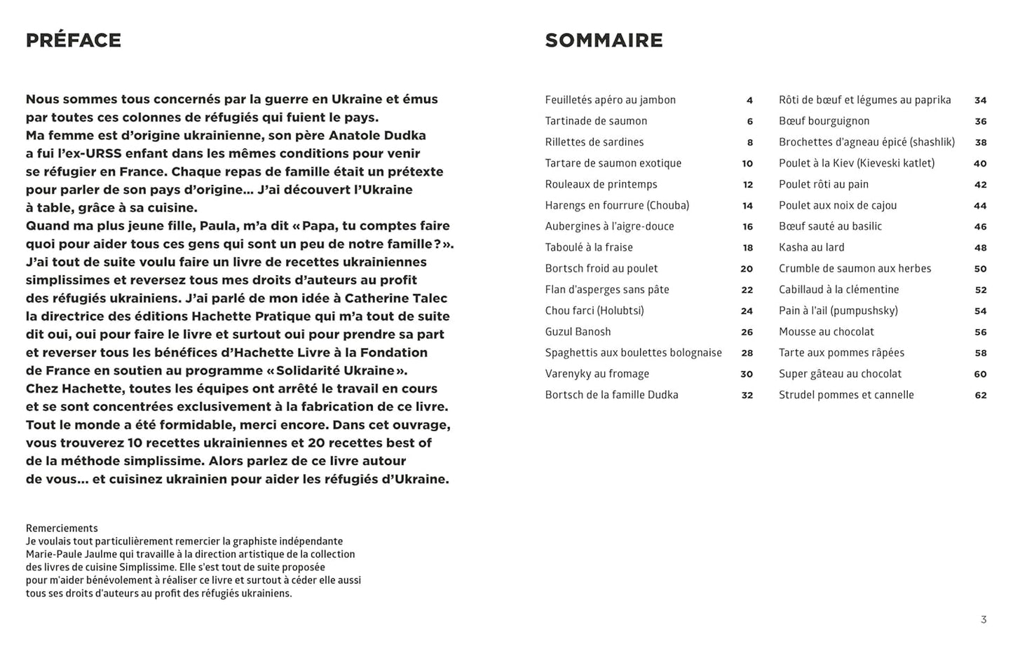 Cuisiner Simplissime et aider l'Ukraine