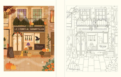 Flâneries urbaines : un beau livre à colorier