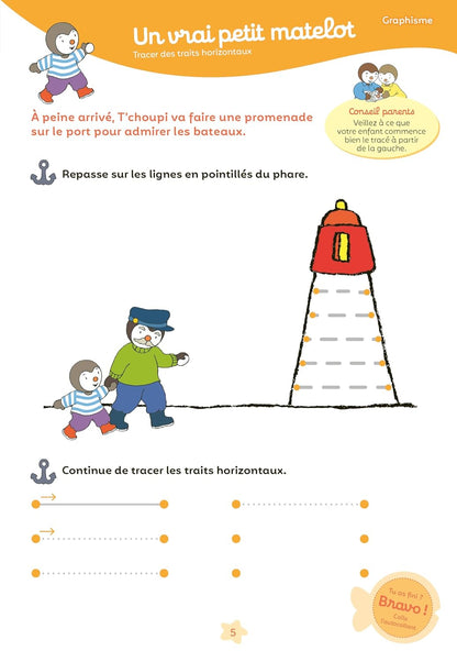 Mon Tchoupi Vacances PS vers la MS 3-4 ans