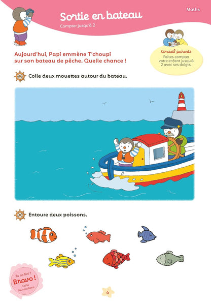 Mon Tchoupi Vacances PS vers la MS 3-4 ans