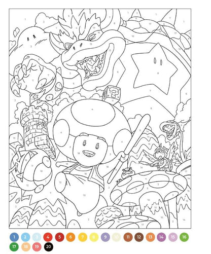 Coloriages par numéro - Jeux vidéo