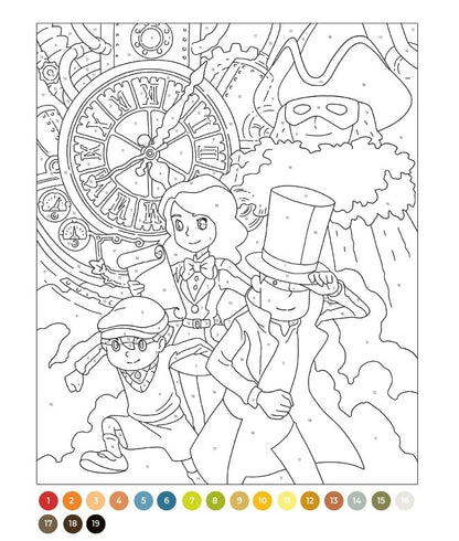 Coloriages par numéro - Jeux vidéo