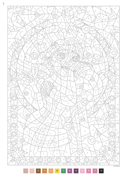 Coloriages mystères Disney - Vitraux