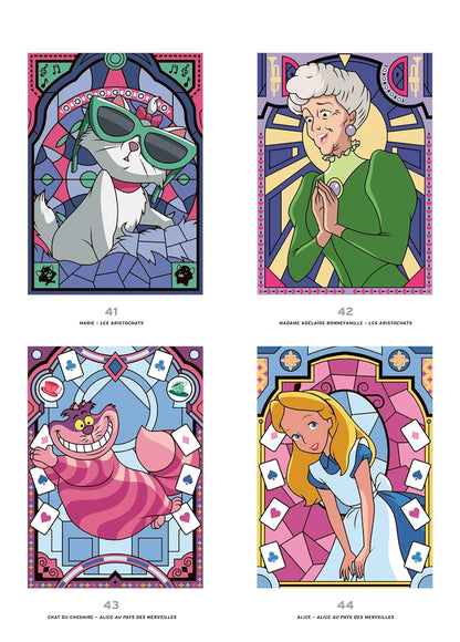 Coloriages mystères Disney - Vitraux Tome 2